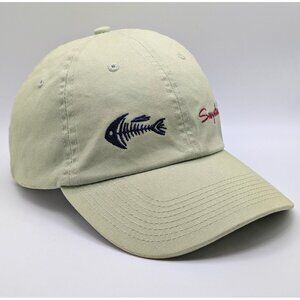 Saugatuck Michigan Adjustable Strap Back Baseball Cap Hat Bonefish Fishing Lakes